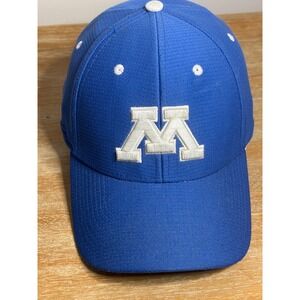 Pukka Royal Blue Flex Fit Baseball Cap University M Logo Adjustable